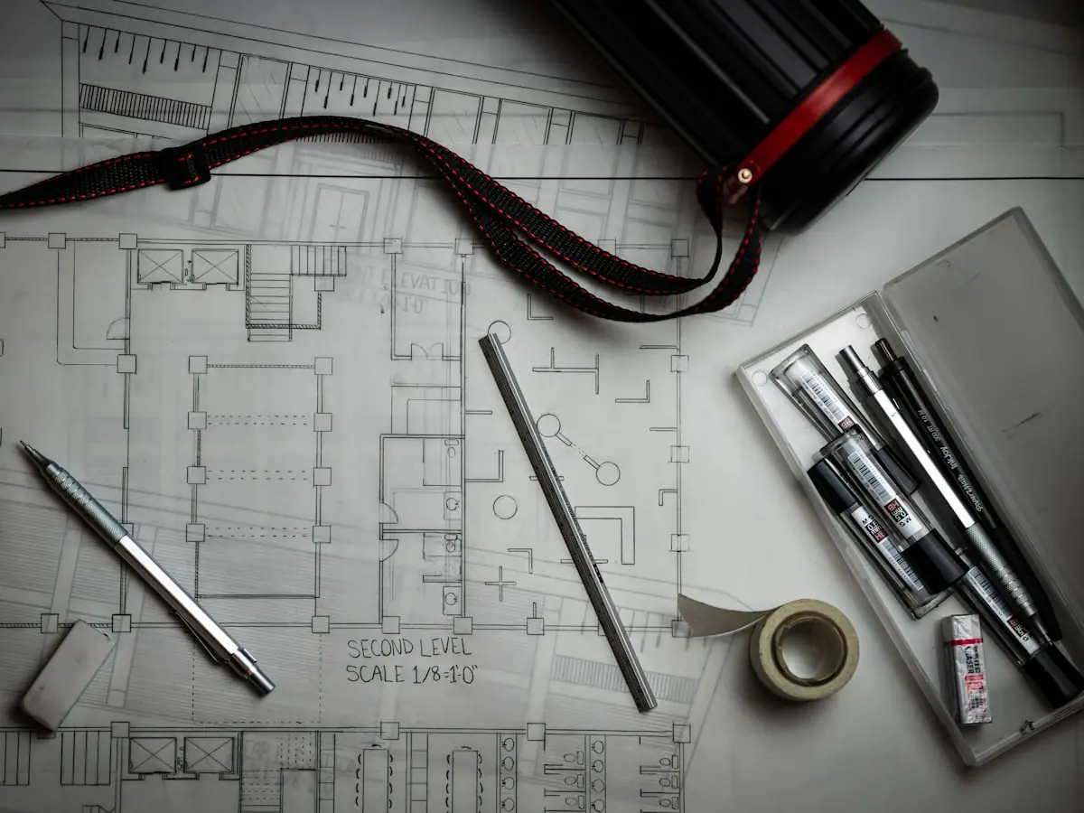 quotation and specification sheet on a desk with trailer drawings